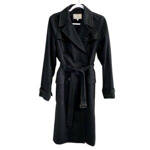 JOSEF - Black Classic Trench Coat - L